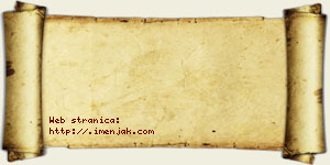 Kristina Divac vizit kartica